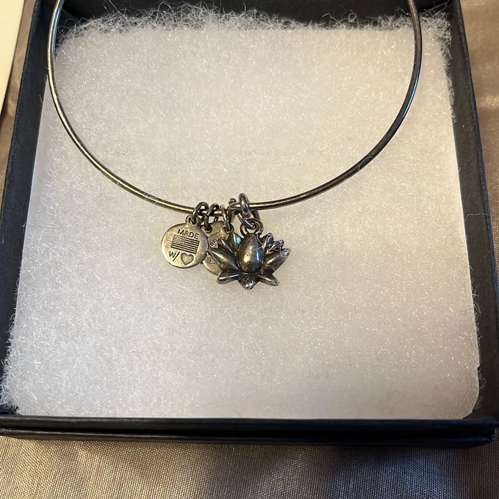Alex and Ani Lotus flower bracelet